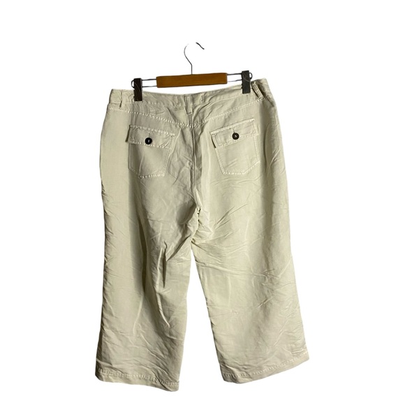 NWT Khakis & CO Women's Lightly Tan Capris Pant - Picture 9 of 11